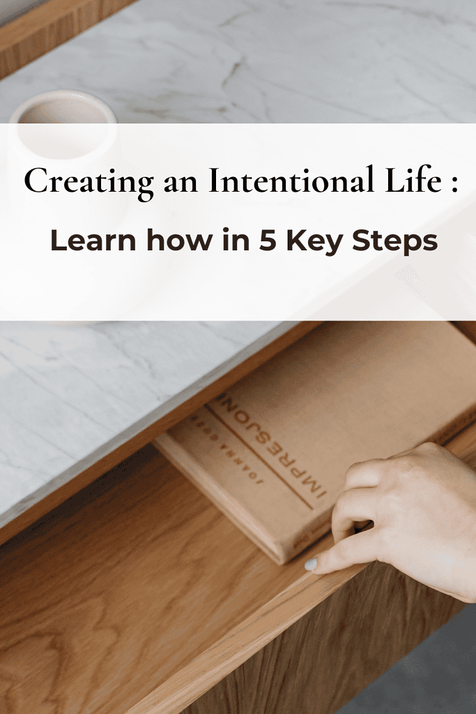 Intentional living key steps